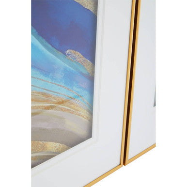 Orsina Astratto Abstract Wall Art – Set of 2 Geometric Canvas Panels