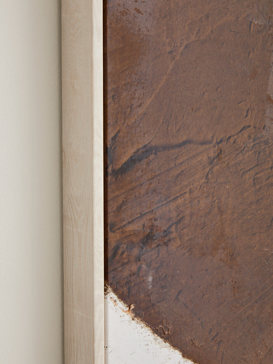 Orsina Astratto Textured Abstract Wall Art – Brown and Natural Canvas