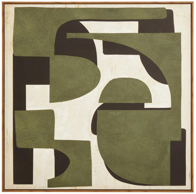 Orsina Astratto Hand-Painted Textured Abstract Canvas Wall Art