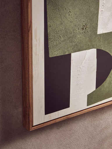 Orsina Astratto Hand-Painted Textured Abstract Canvas Wall Art