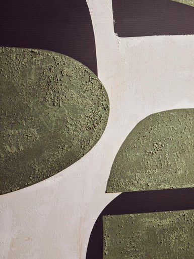 Orsina Astratto Hand-Painted Textured Abstract Canvas Wall Art