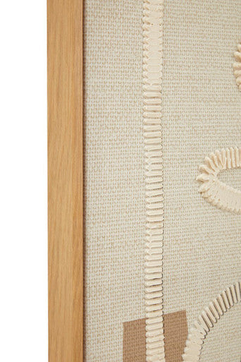 Orsina Astratto Set of 2 Hand-Painted Neutral Abstract Canvas Wall Art