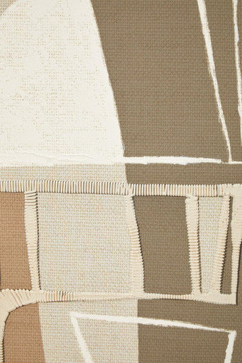 Orsina Astratto Set of 2 Hand-Painted Neutral Abstract Canvas Wall Art