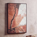 Orsina Nason Abstract Wall Art – Set of 2 Blue and Gold Framed Prints