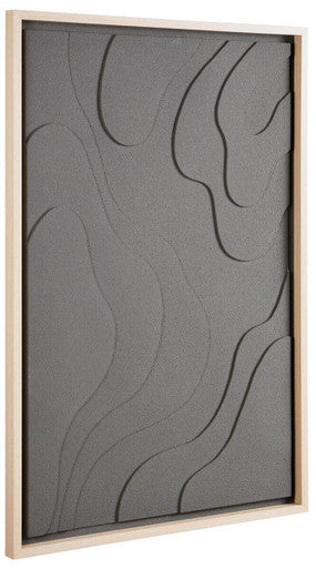 Orsina Astratto 3D Effect Green Wall Art – Modern Textured Abstract Decor