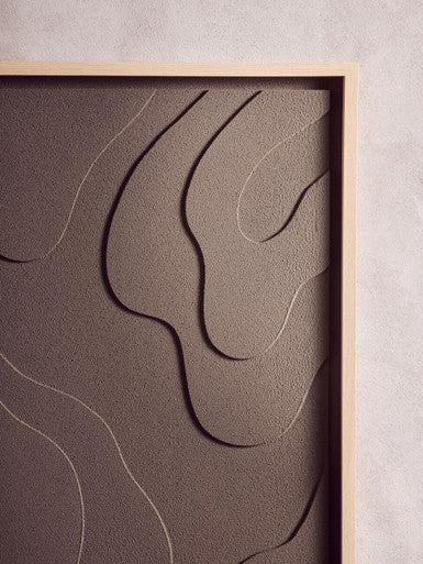 Orsina Astratto 3D Effect Green Wall Art – Modern Textured Abstract Decor