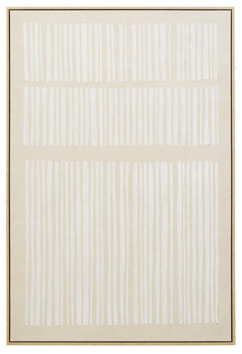 Orsina Astratto Monochrome Textured Canvas Wall Art | Black & Cream