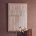 Orsina Astratto Monochrome Textured Canvas Wall Art | Black & Cream