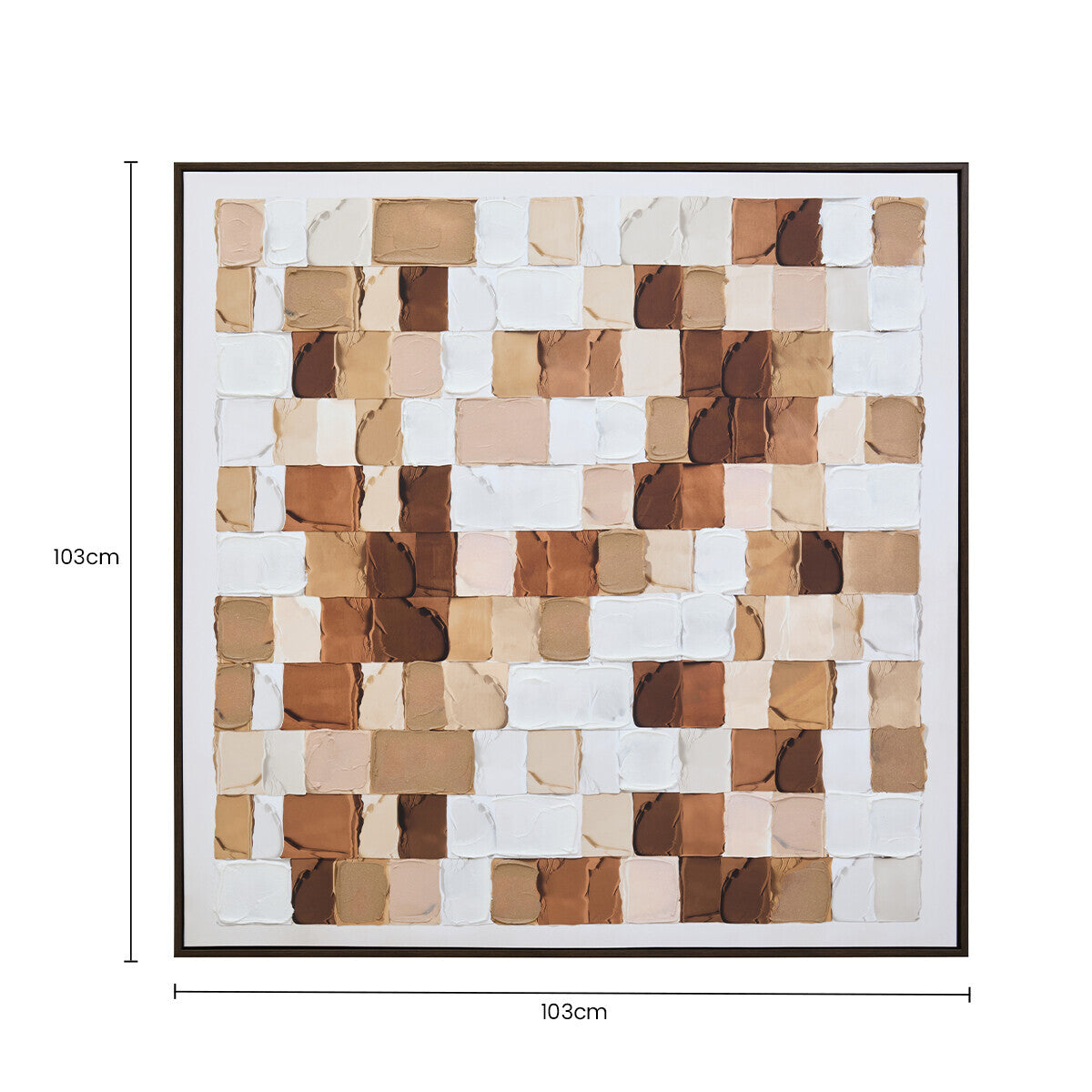 Orsina Astratto Textured Wall Art – Modern Neutral Minimalist Decor