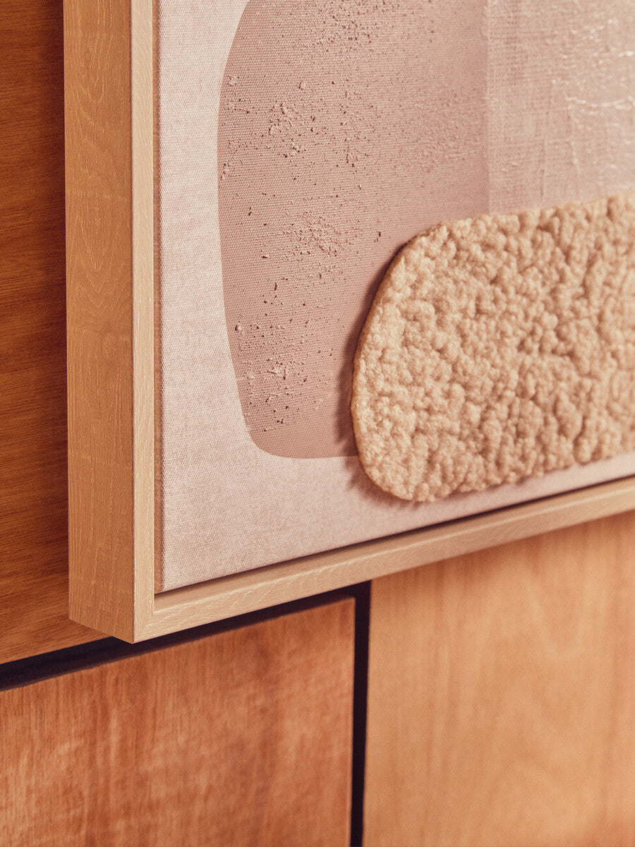 Orsina Astratto Natural Textured Wall Art – Set of 2 Modern Neutral Decor