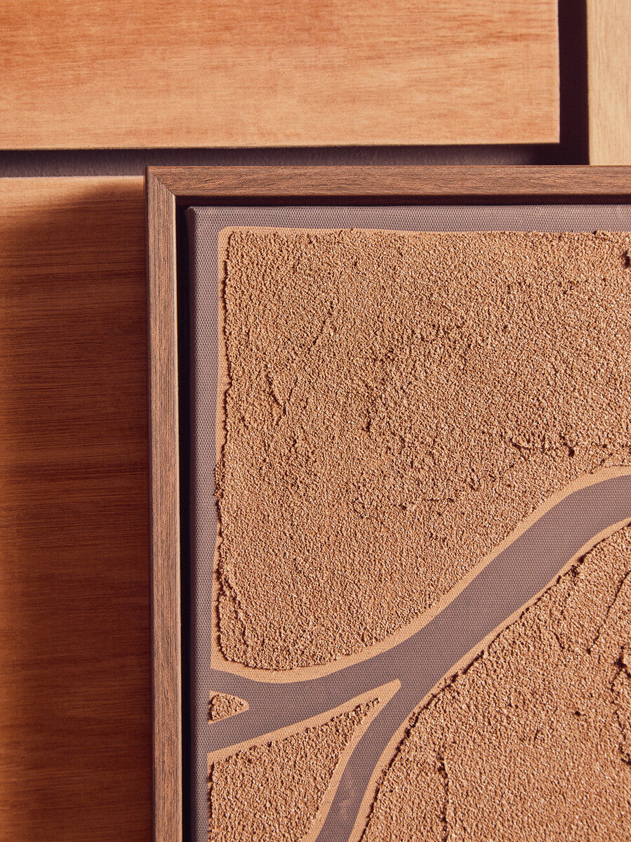Orsina Astratto Textured Wall Art Set of 2 – Modern Brown & Black