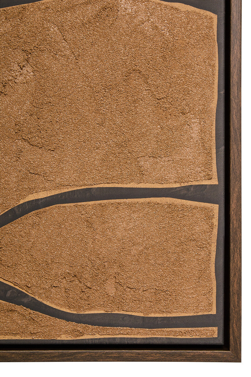 Orsina Astratto Textured Wall Art Set of 2 – Modern Brown & Black