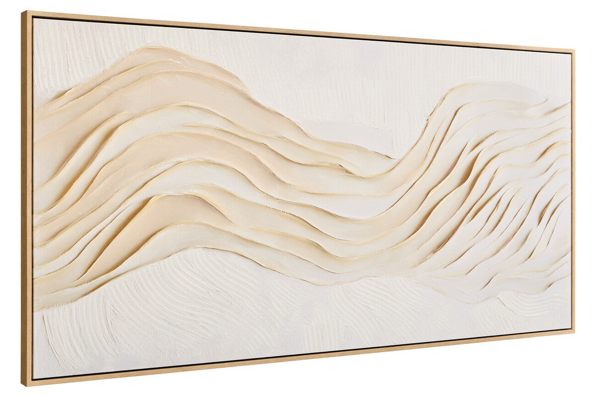 Astratto Cream Textured Wall Art | Modern Minimalist Decor by Orsina