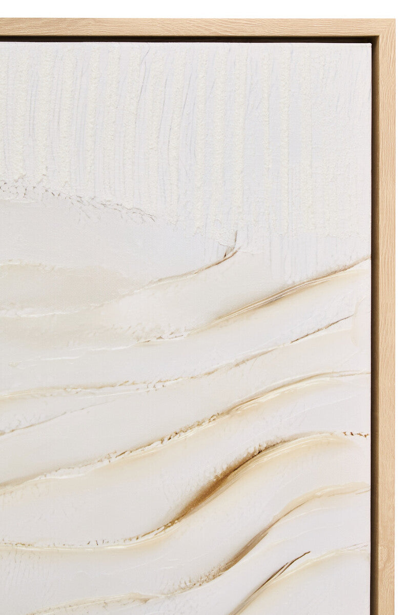 Astratto Cream Textured Wall Art | Modern Minimalist Decor by Orsina