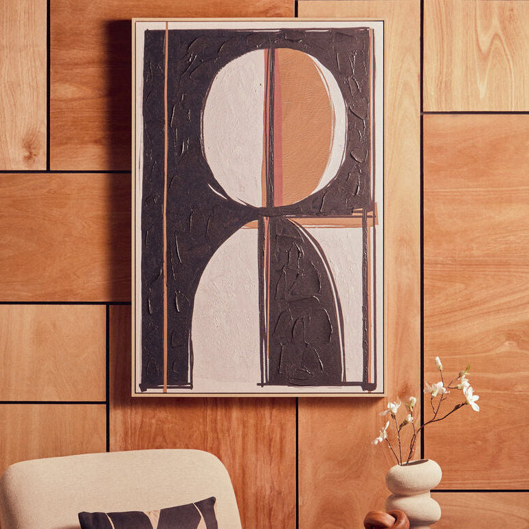 Orsina Astratto Abstract Geometric Wall Art – Modern Minimalist Decor