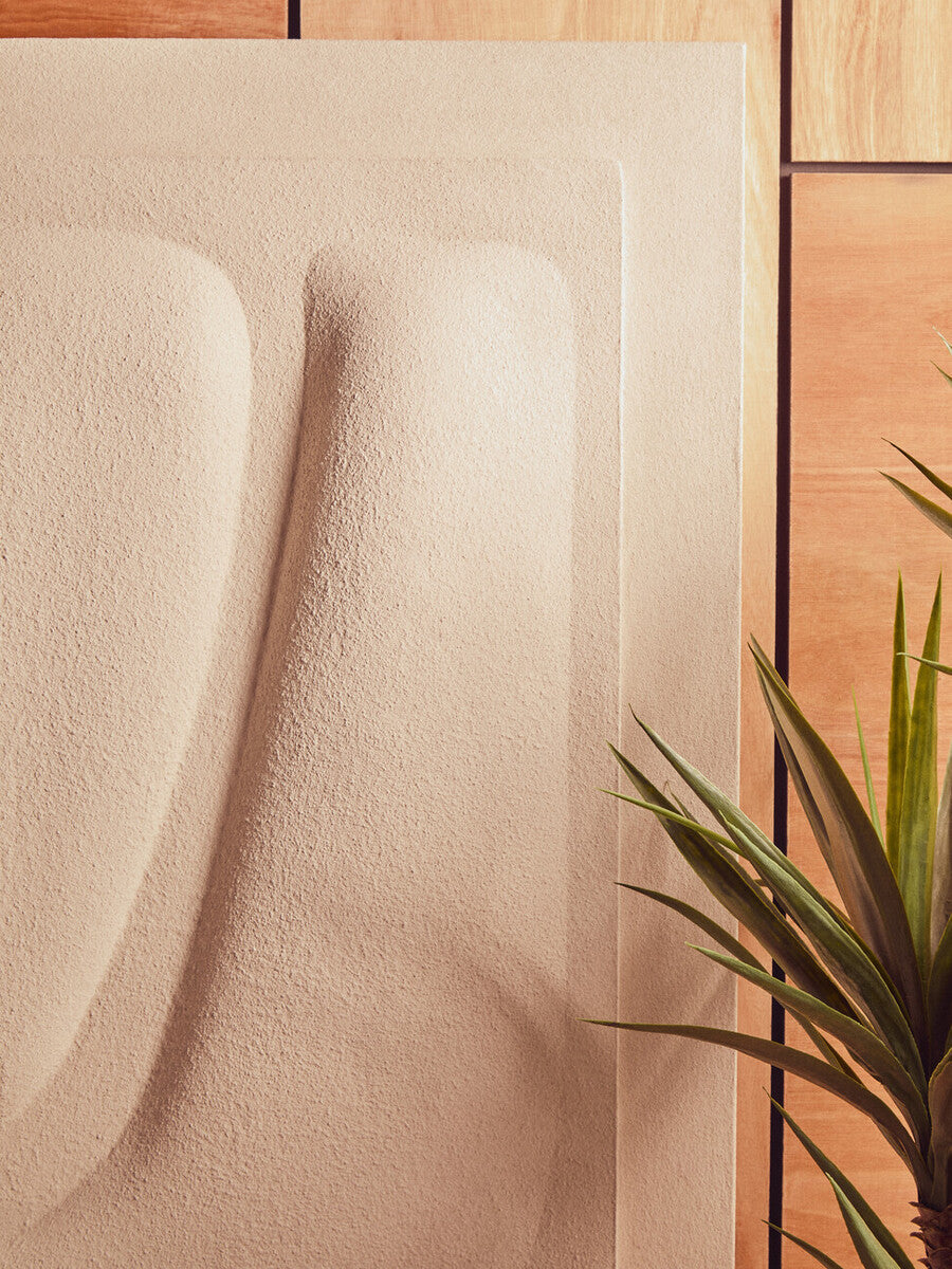 Orsina Astratto 3D Cream Wall Art – Modern Textured Sculptural Decor