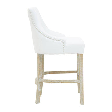 Orsina Kensington Townhouse Ivory Bar Chair | Cushioned Kitchen Stool