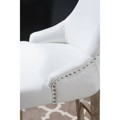 Orsina Kensington Townhouse Ivory Bar Chair | Cushioned Kitchen Stool