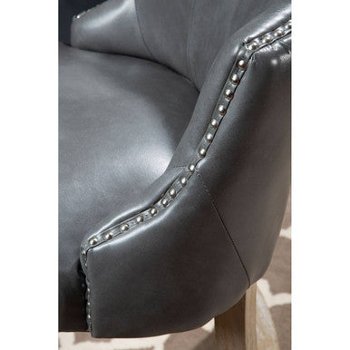 Orsina Kensington Townhouse Grey Hevea Wood Bar Chair | Counter Stool