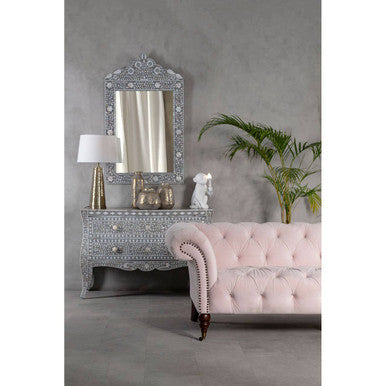 Orsina Suri 3-Seater Chesterfield Sofa - Blossom Velvet Fabric