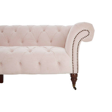 Orsina Suri 3-Seater Chesterfield Sofa - Blossom Velvet Fabric