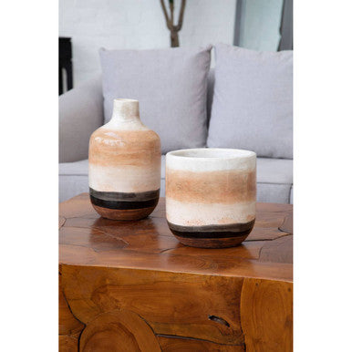 Orsina Surak Teak Wood Cuboid Coffee Table – Solid Brown Wood