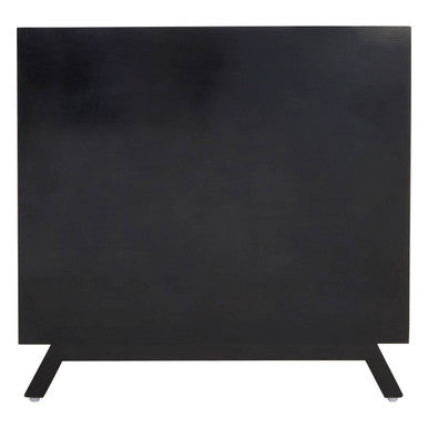Orsina Mother of Pearl Inlay Chest of 3 Drawers – Black Mango Wood