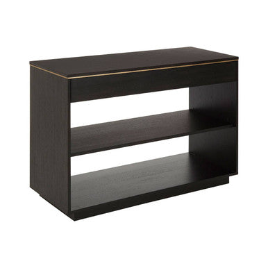 Orsina Diamond Oak Veneer Console Table – Brown Wood Hallway Storage