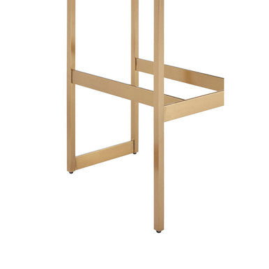 Orsina Manhattan Tiger Print Bar Stool – Black Gold