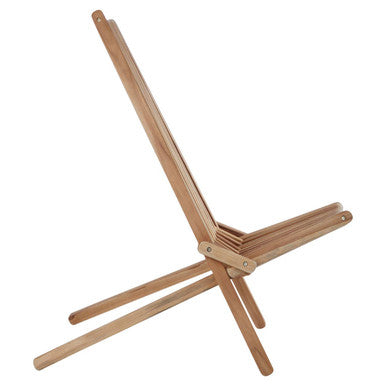 Orsina Manado Wooden Lounge Chair – Mid-Century Modern Timber Accent Chair