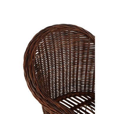 Orsina Manado Natural Croco Rattan Accent Chair – Modern Woven Seat