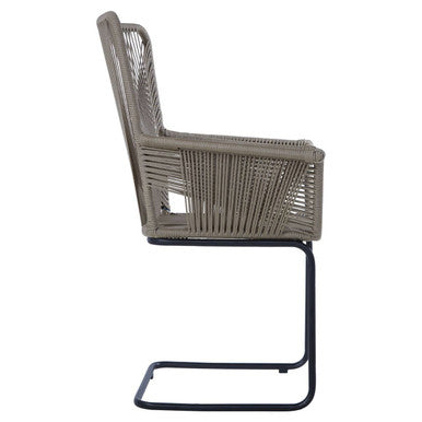 Orsina Manado Rattan Effect Accent Chair – Grey Modern Lounge Seat