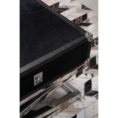 Orsina Kensington Townhouse Hair-On-Hide 2-Drawer Coffee Table