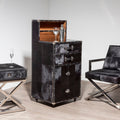 Orsina Kensington Townhouse Black Hair On Leather Drinks Cabinet