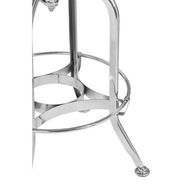 Orsina Gator Adjustable Bar Stool – Modern Chrome Steel Kitchen Seating
