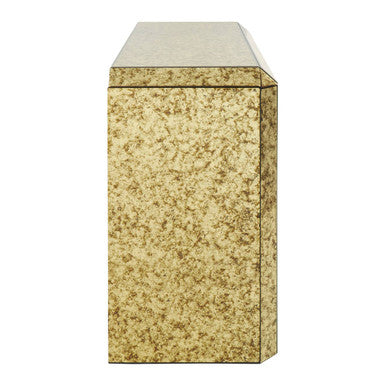 Orsina Komo Gold Mirrored Console Table – 2 Drawer Entryway Table