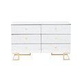 Orsina Kesena Silver Mirrored Chest of Drawers | 6-Drawer Dresser