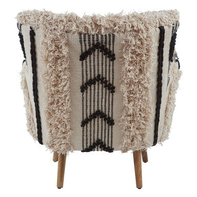 Orsina Cefena Berber Style Armchair – Textured Boho Accent Chair