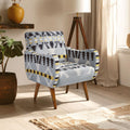 Orsina Cefena Kilim Style Armchair – Geometric Patterned Accent Chair