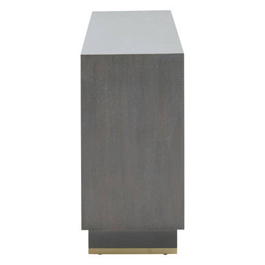 Orsina Deskey Grey Shagreen Sideboard – 3 Drawer Storage Cabinet