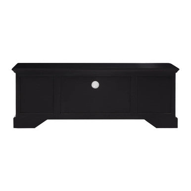 Orsina Covent Black Mahogany Media Unit | Modern TV Stand Storage