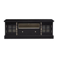 Orsina Covent Black Mahogany Media Unit | Modern TV Stand Storage