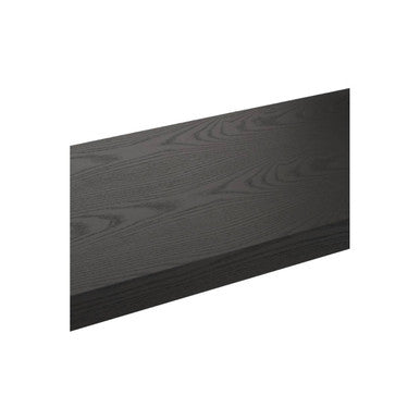 Orsina Ulmus Black Elm Wood Dining Bench with Stainless Steel Legs