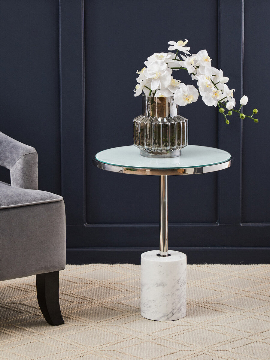 Orsina Faye Grey Velvet Dining Chair – Mid-Century Modern Accent Seat