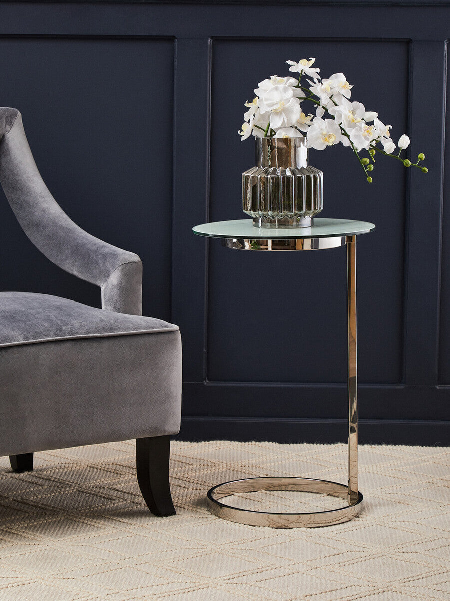 Orsina Faye Grey Velvet Dining Chair – Mid-Century Modern Accent Seat