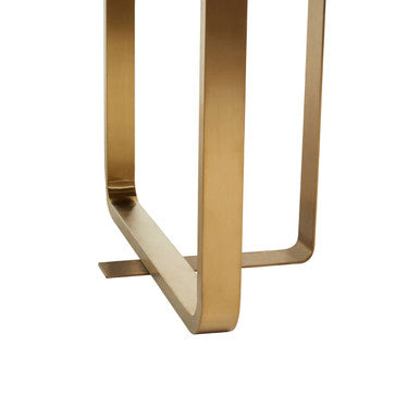 Orsina Lena Black Oak and Gold Rectangular Dining Table – 240cm