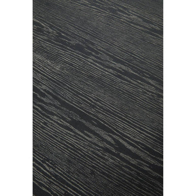 Orsina Lena Black Oak and Gold Rectangular Dining Table – 240cm