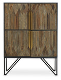Orsina Zarina Tall Storage Cabinet | Recycled Elm & Pine Wood