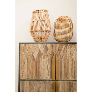 Orsina Zarina Tall Storage Cabinet | Recycled Elm & Pine Wood