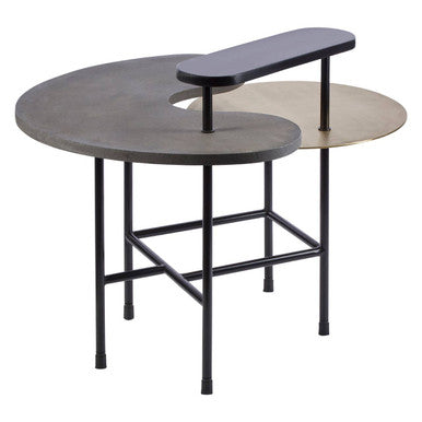 Orsina Serrano Nesting Coffee Table Set – Marble and Mixed Metal